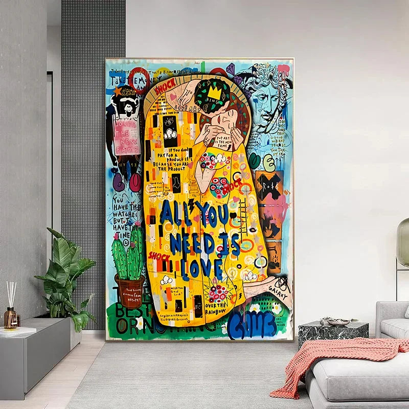 Street Graffiti Canvas Print