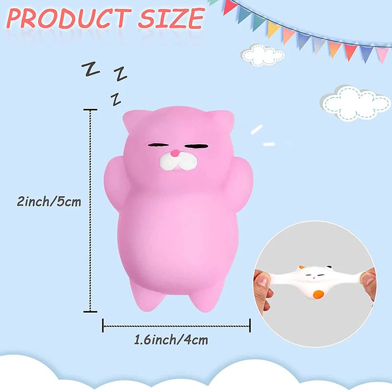 Mini Mochi Squishy Cat Toys