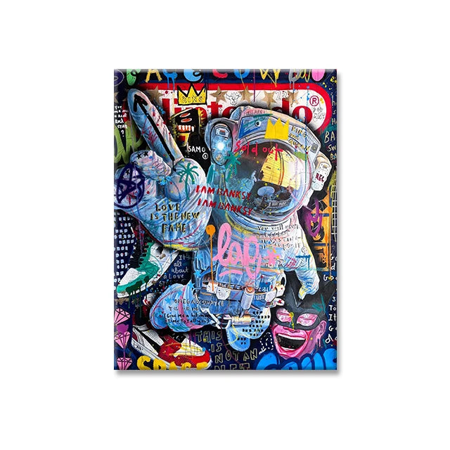Street Graffiti Canvas Print