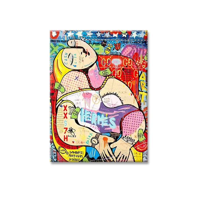 Street Graffiti Canvas Print