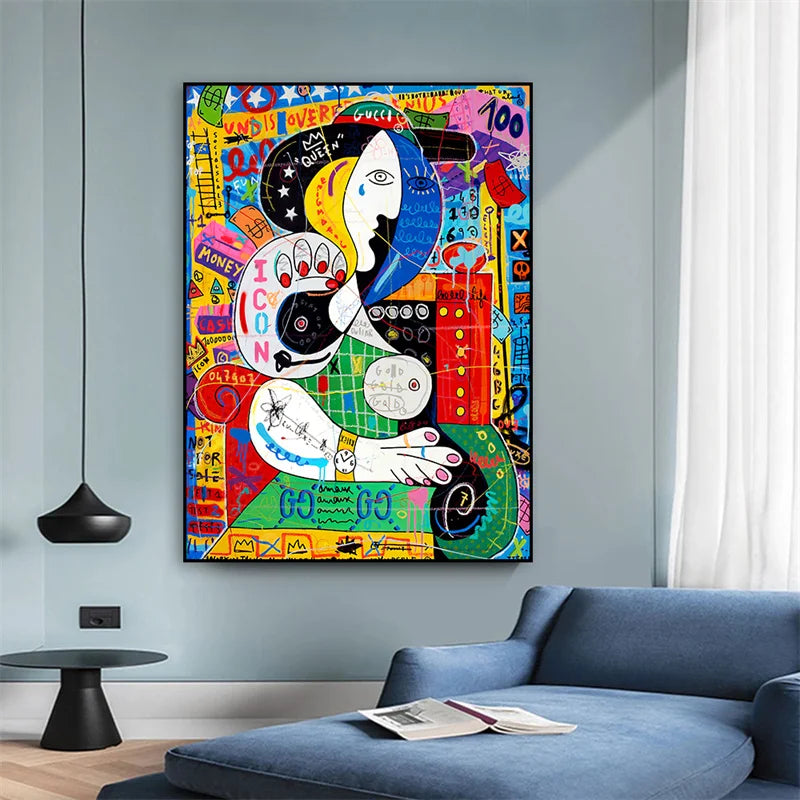 Street Graffiti Canvas Print