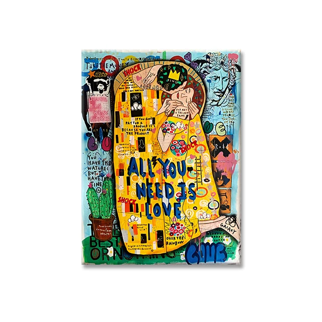 Street Graffiti Canvas Print