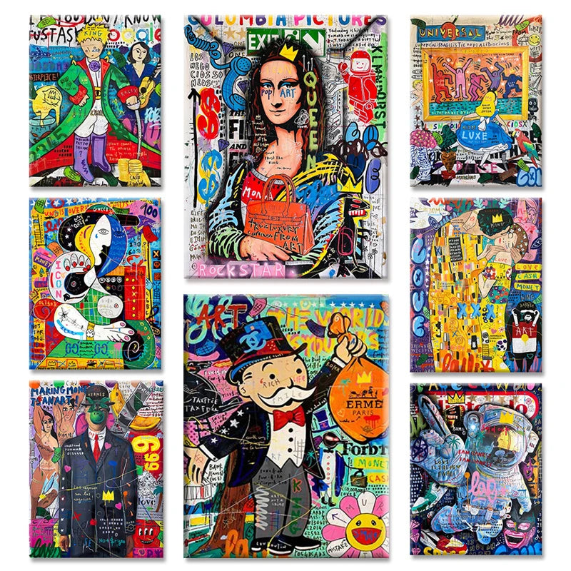 Street Graffiti Canvas Print