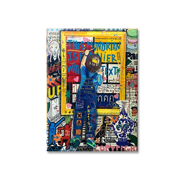 Street Graffiti Canvas Print