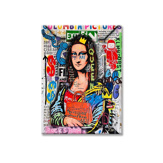 Street Graffiti Canvas Print