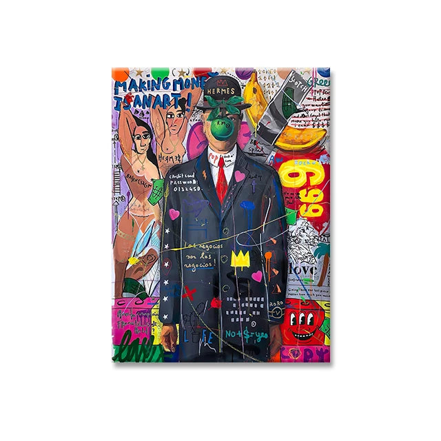Street Graffiti Canvas Print