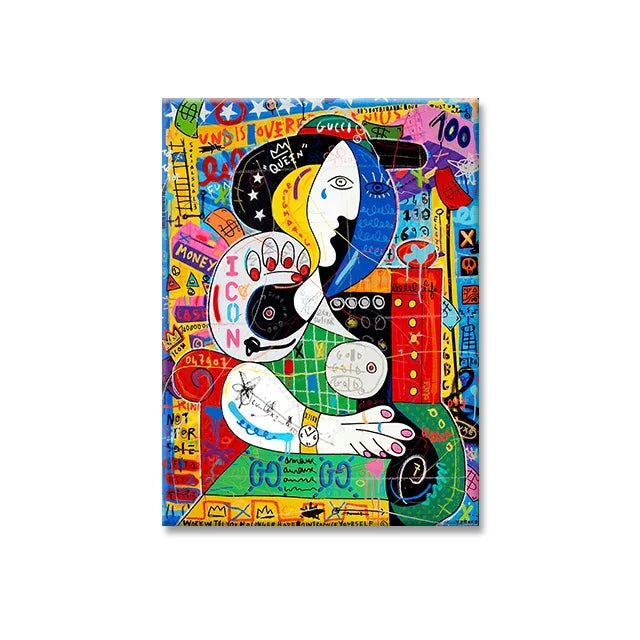 Street Graffiti Canvas Print