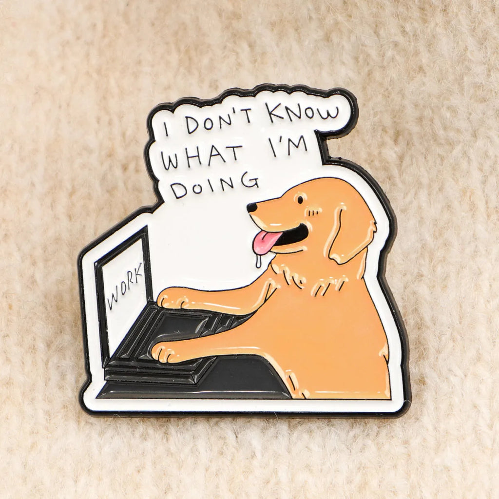 Dog Enamel Lapel Pin