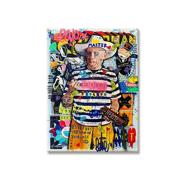 Street Graffiti Canvas Print