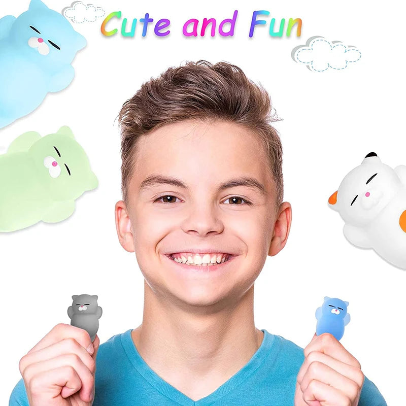 Mini Mochi Squishy Cat Toys