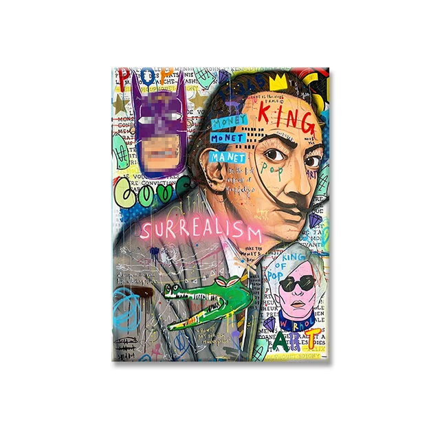 Street Graffiti Canvas Print