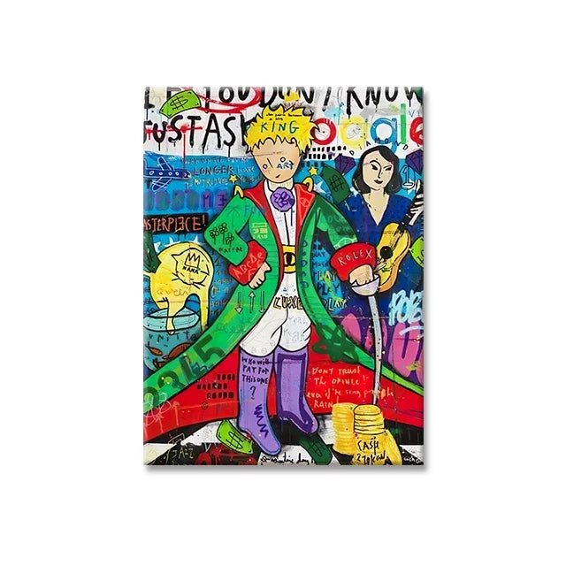 Street Graffiti Canvas Print