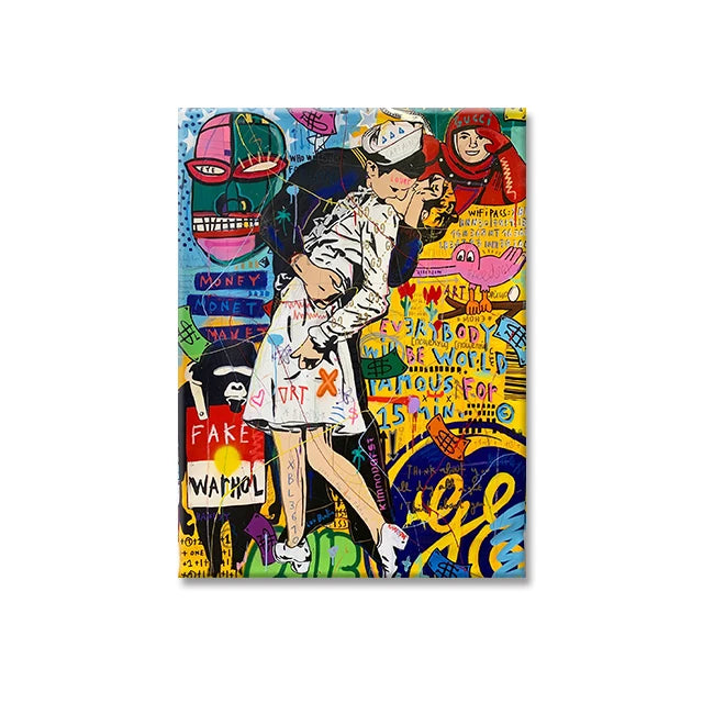 Street Graffiti Canvas Print