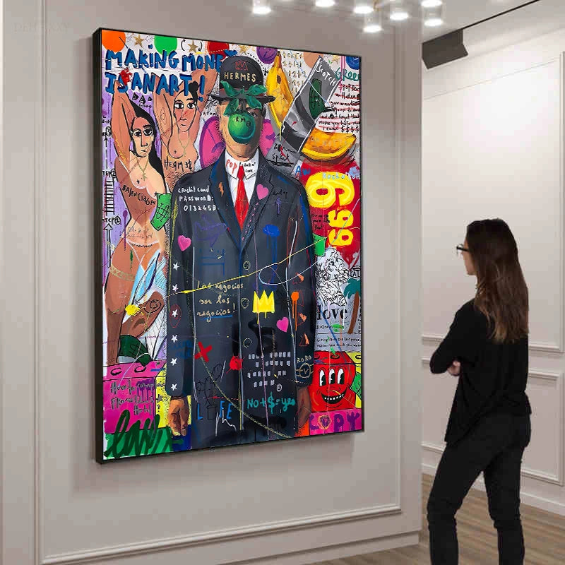 Street Graffiti Canvas Print
